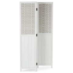 Paraván dřevěný EF-L145 WT - bílý č.2