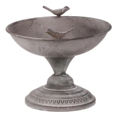 Krmítko/pítko kovové, stojící. UM0952 GREY
