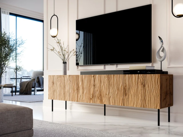 TV stolek JUNGLE RTV - dub wotan mat TV stolek JUNGLE RTV - dub wotan mat