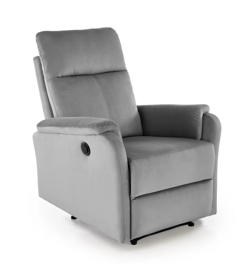 Relaxační polohovací křeslo CROCUS - šedá