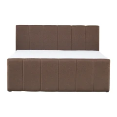 Boxspringová postel, 140x200, hnědá, STAR