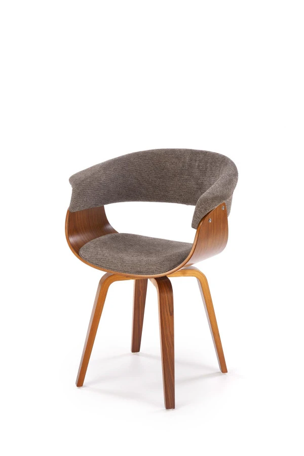 Jídelní křeslo K545 - ořech/šedá