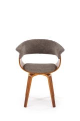 K545 krzesło popielaty / orzechowy (1p=1szt)