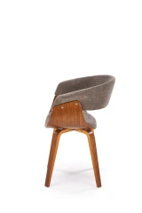 K545 krzesło popielaty / orzechowy (1p=1szt)