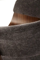 K545 krzesło popielaty / orzechowy (1p=1szt)