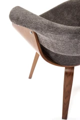 K545 krzesło popielaty / orzechowy (1p=1szt)