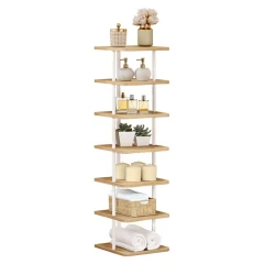 Víceúčelový regál, bílá/světlý dub, ETUDA TYP 1 Víceúčelový regál, bílá/světlý dub, ETUDA TYP 1