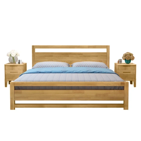 Manželská postel SHEILA 160 - přírodní Manželská postel SHEILA 160 - přírodní