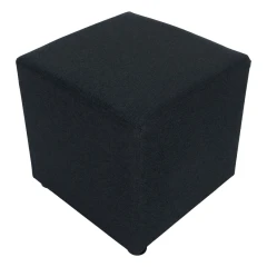 Taburet, látka Twist, tmavě šedá, REGOR