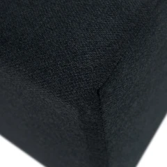 Taburet, látka Twist, tmavě šedá, REGOR