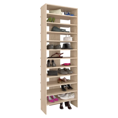 Vysoký regál/botník OSKI - dub sonoma Vysoký regál/botník OSKI - dub sonoma