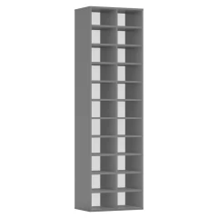 Vysoký regál/botník, grafit, IGNO Vysoký regál/botník, grafit, IGNO