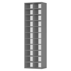 Vysoký regál/botník, grafit, IGNO Vysoký regál/botník, grafit, IGNO