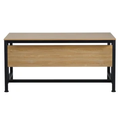 Psací stůl, dub/černá, 150x80 cm, KILIS NEW Psací stůl, dub/černá, 150x80 cm, KILIS NEW