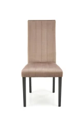 DIEGO 2 krzesło czarny / tap. velvet pikowany Pasy - MONOLITH 09 (j. brąz) (1p=2szt) DIEGO 2 krzesło czarny / tap. velvet pikowany Pasy - MONOLITH 09 (j. brąz) (1p=2szt)