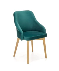 TOLEDO 2 krzesło dąb miodowy / tap. MONOLITH 37 (ciemny zielony) (1p=1szt) TOLEDO 2 krzesło dąb miodowy / tap. MONOLITH 37 (ciemny zielony) (1p=1szt)