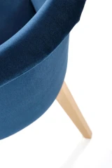 TOLEDO 2 krzesło dąb miodowy / tap. MONOLITH 77 (granatowy) (1p=1szt) TOLEDO 2 krzesło dąb miodowy / tap. MONOLITH 77 (granatowy) (1p=1szt)