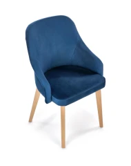 TOLEDO 2 krzesło dąb miodowy / tap. MONOLITH 77 (granatowy) (1p=1szt) TOLEDO 2 krzesło dąb miodowy / tap. MONOLITH 77 (granatowy) (1p=1szt)