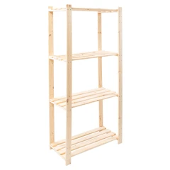 Regál, přírodní, borovice, SIMU 1600 Regál, přírodní, borovice, SIMU 1600