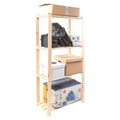 Regál, přírodní, borovice, SIMU 1600 Regál, přírodní, borovice, SIMU 1600