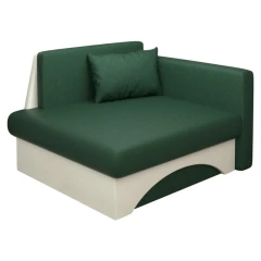 Rozkládací křeslo, zelená/béžová, KUBOŠ NEW UNI