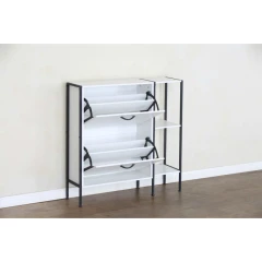 Botník, bílá, SOVIO Botník, bílá, SOVIO