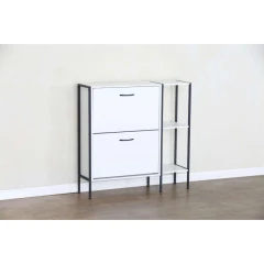 Botník, bílá, SOVIO Botník, bílá, SOVIO