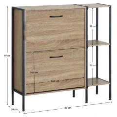 Botník, dub, SOVIO Botník, dub, SOVIO