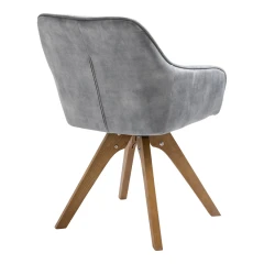 Jídelní židle VELES světle šedá
