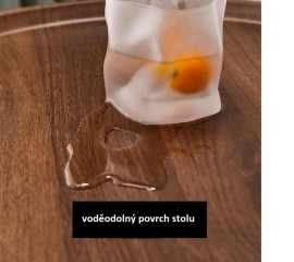 Příruční stolek konferenční TUNNY ořech/černá