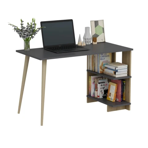 Psací stůl CAPEL - antracit / dub Psací stůl CAPEL - antracit / dub