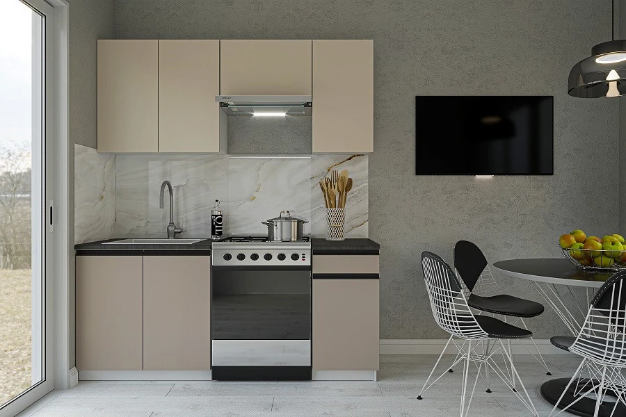 Kuchyňská linka SILVINKA 180 - satin/clay grey