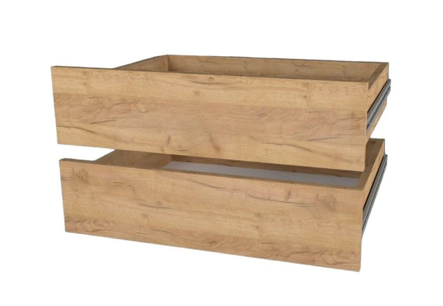 Zásuvky (2ks) 60x60 ke skříni kraft zlatý Zásuvky (2ks) 60x60 ke skříni kraft zlatý