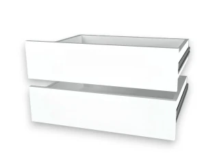 Zásuvky (2ks) 60x60 ke skříni bílá diamant Zásuvky (2ks) 60x60 ke skříni bílá diamant