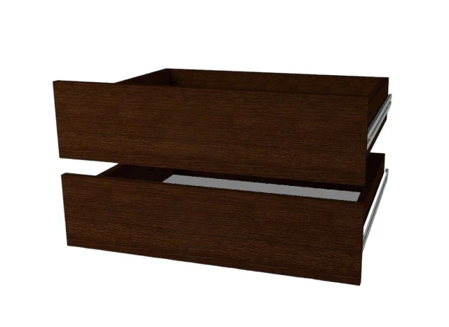 Zásuvky (2ks) 60x60 ke skříni wenge Zásuvky (2ks) 60x60 ke skříni wenge