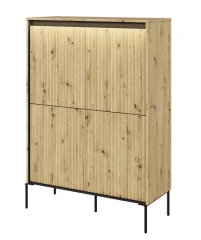 Komoda 4D s LED IPOLIS - dub artisan