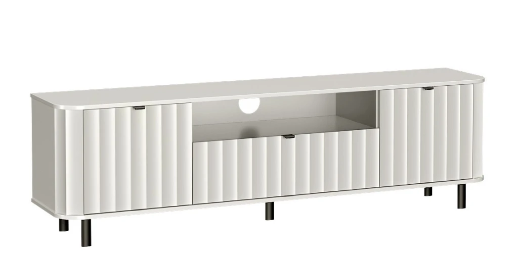 Televizní stolek 2D1S JOLY - alpská bílá