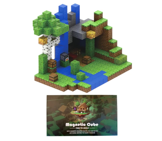Minecraft Jungle Creek XXL Magnetická stavebnice MSTB2322 Minecraft Jungle Creek XXL Magnetická stavebnice MSTB2322