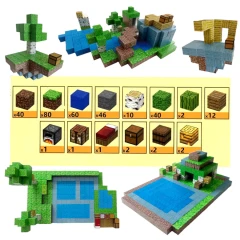 Minecraft Jungle Creek XXL Magnetická stavebnice 300ks Minecraft Jungle Creek XXL Magnetická stavebnice 300ks