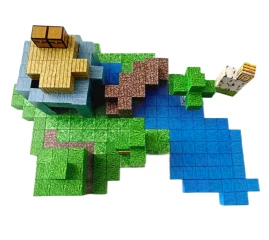 Minecraft Jungle Creek XXL Magnetická stavebnice 300ks Minecraft Jungle Creek XXL Magnetická stavebnice 300ks