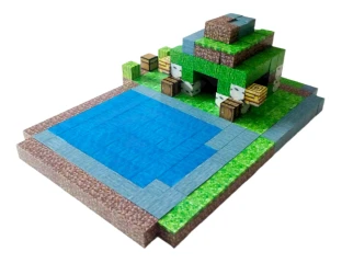 Minecraft Jungle Creek XXL Magnetická stavebnice 300ks Minecraft Jungle Creek XXL Magnetická stavebnice 300ks