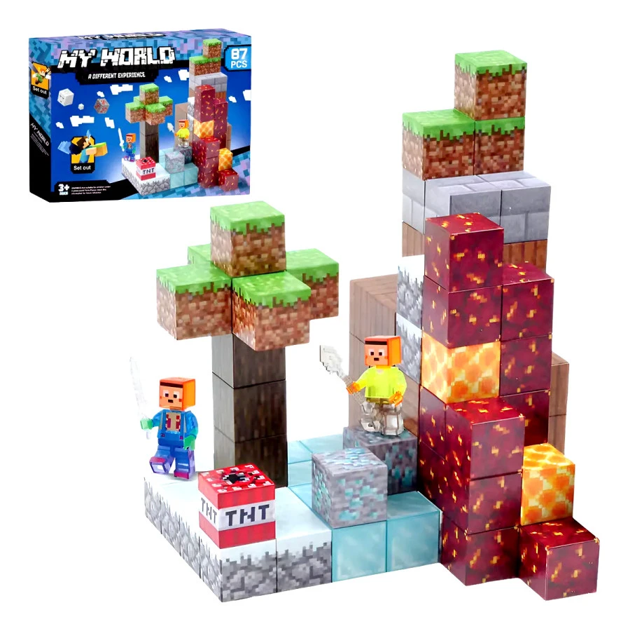 Magnetická stavebnice Minecraft Diamond Lava MSTB2323