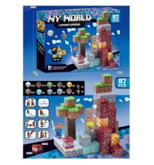 Magnetická stavebnice Minecraft Diamond Lava TNT 87ks Magnetická stavebnice Minecraft Diamond Lava TNT 87ks