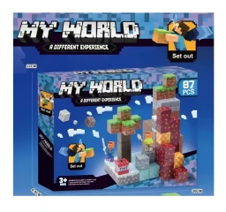 Magnetická stavebnice Minecraft Diamond Lava TNT 87ks Magnetická stavebnice Minecraft Diamond Lava TNT 87ks