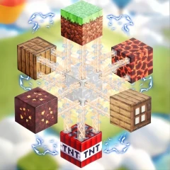 Magnetická stavebnice Minecraft Diamond Lava TNT 87ks Magnetická stavebnice Minecraft Diamond Lava TNT 87ks
