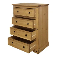 Komoda 4 zásuvky CORONA vosk Komoda 4 zásuvky CORONA vosk