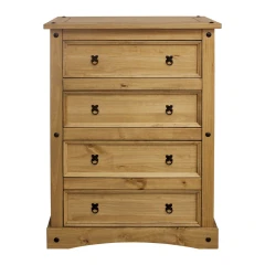 Komoda 4 zásuvky CORONA vosk Komoda 4 zásuvky CORONA vosk