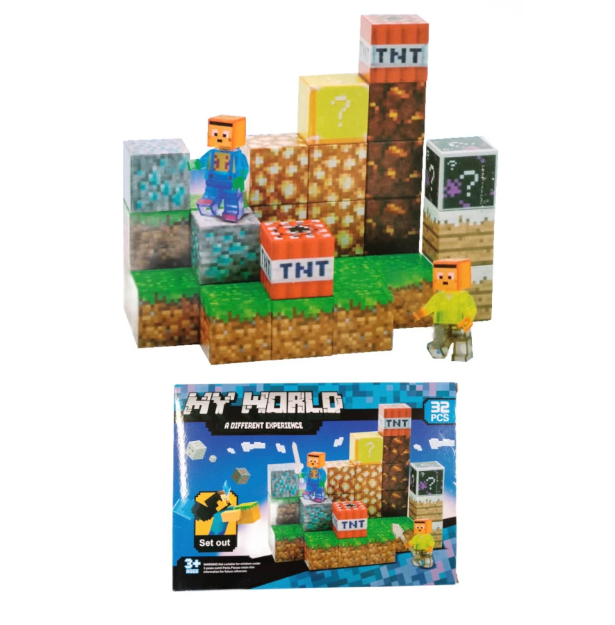 Magnetická stavebnice Minecraft TNT Creative world MSTB2296
