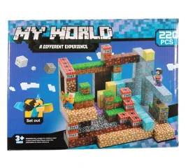 Velká magnetická stavebnice Minecraft Iron Diamond Gold TNT MSTB2297 Velká magnetická stavebnice Minecraft Iron Diamond Gold TNT MSTB2297