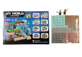 Velká magnetická stavebnice Minecraft Iron Diamond Gold TNT MSTB2297 Velká magnetická stavebnice Minecraft Iron Diamond Gold TNT MSTB2297